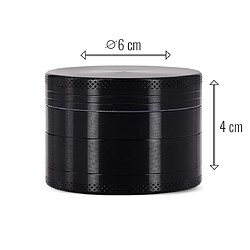 Acheter Grinder aluminium 4 parties - Noir