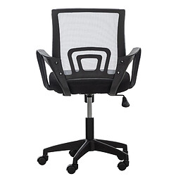 Decoshop26 Fauteuil de bureau microfibre - Gris pas cher