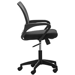 Avis Decoshop26 fauteuil de bureau pivotant - Noir
