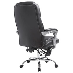 Decoshop26 Fauteuil de bureau massant - Noir pas cher