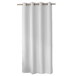 Avis Toilinux Lot de 2 Rideaux unis avec œillets - 140 x 240 cm - Blanc