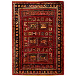 VIDAL Tapis Kashkuli - Rouge 206x140 cm