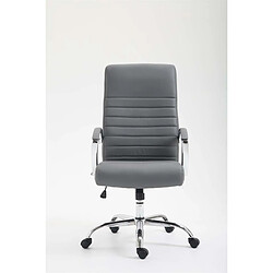 Decoshop26 Fauteuil de bureau - Gris