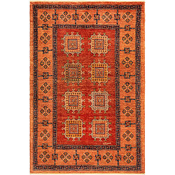 VIDAL Tapis Kashkuli rouge 162x108 cm