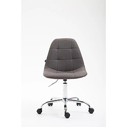 Decoshop26 Fauteuil de bureau - Gris foncé