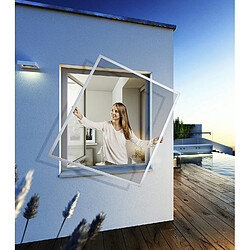 Windhager Moustiquaire Expert Cadre 100x120 cm Blanc