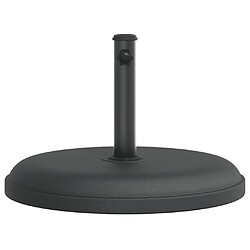 Acheter vidaXL Base parasol 25 kg - Noir