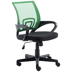 Decoshop26 Fauteuil de bureau - Vert