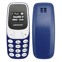 Yonis Mini Téléphone Bluetooth 2G - Bleu