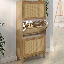 Idmarket MARKET HANAE - 3 portes effet cannage