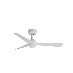 Faro Barcelona Faro SFERA - Blanc Ventilateur de plafond - 6 vitesses DC - 90 cm - Blanc mat - IP20 - Acier