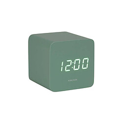 Karlsson Réveil carré LED - Jade