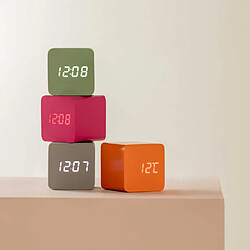 Karlsson Réveil carré LED - Spry Rose