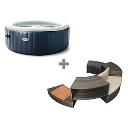 Intex PureSpa Blue Navy - Rond - 6 places