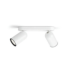 Avis Philips Ledkia Plafonnier 2 Spots Blanc