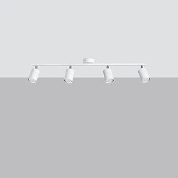 Sollux Lemmi Spot Bar 4 Lumières Blanc