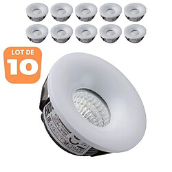 Horoz Electric Lot de 10 Minis Spots LED 3W