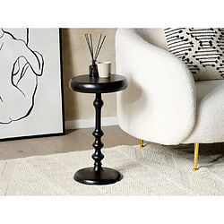 Beliani Table d'appoint Atapo noir