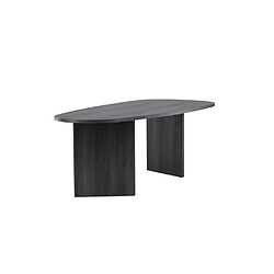 Avis Venture home table à manger ovale - Noir
