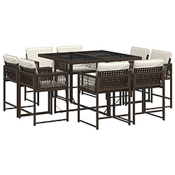 VidaXL Ensemble - Marron