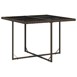Acheter vidaXL Ensemble de jardin et coussins 9 pcs - Marron