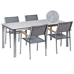 Ensemble table & chaises Beliani