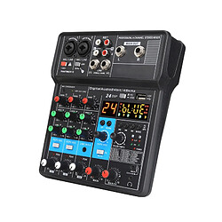 Yonis Table de mixage 4 canaux