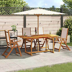 VidaXL Ensemble à manger de jardin 5pcs