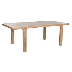 pegane Table à Manger - Bois Naturel