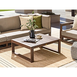 Beliani Table de jardin bois acacia TIMOR