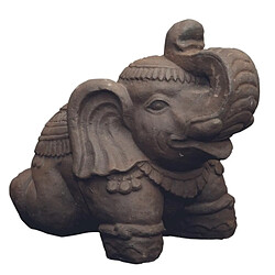 Statue Visage Métal Mosaïque Jardinex 108 Cm - Décoration Jardin Moderne - Brun