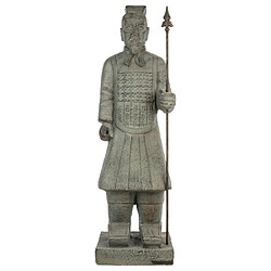 Statue Samouraï 119 cm - Gris