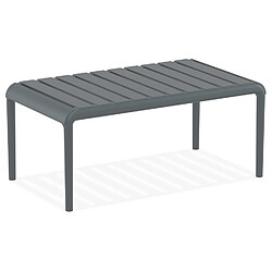 Alterego Table basse SIDONY XL Gris