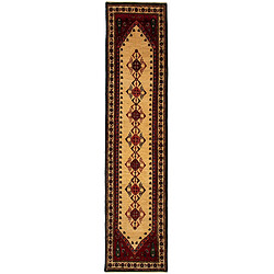 Vidal Tapis de Couloir Kashkuli - Laine 385x88 cm - Beige