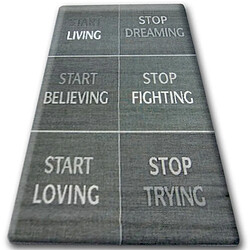 RUGSX FLOORLUX YOLO - Noir/Argentin