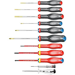 Jeu de 11 tournevis PROTWIST - FACOM - AT.11PB