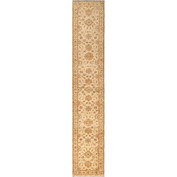 Tapis de couloir VIDAL - Laine Beige Ziegler 373x60 cm