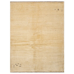 VIDAL Gabbeh Shouli - Tapis laine beige 198x151 cm