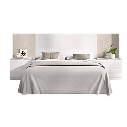 Pegane Tête de lit scandinave - Blanc pas cher