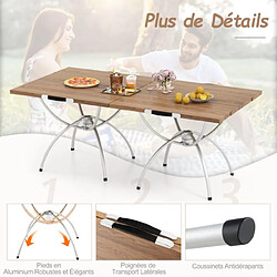 Table de jardin Helloshop26