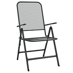 Acheter vidaXL Ensemble à manger de jardin - Anthracite