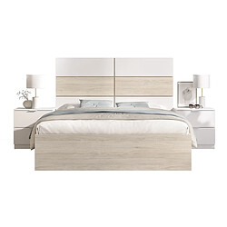 Acheter Pegane Tête de lit avec chevets - Blanc