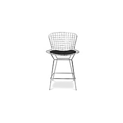 Acheter ICONIK INTERIOR Tabouret Design Grille Métallique - Lived Noir