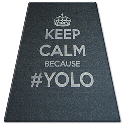 RUGSX SIZAL FLOORLUX 20276 - Tapis noir 200x290 cm