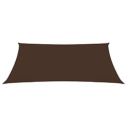 Helloshop26 Voile d'ombrage - 4 x 6 m - Marron