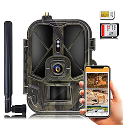 Yonis Caméra de Chasse 4G 4K + 2 Batteries