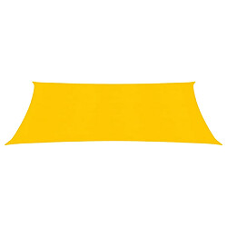 Helloshop26 Voile d'ombrage rectangulaire 2 x 5 m - Jaune