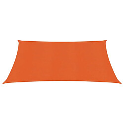 Helloshop26 Voile d'ombrage orange - 2,5 x 3 m
