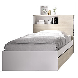 Pegane Tête de lit scandinave - Blanc