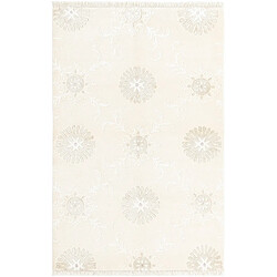 VIDAL Darya Tapis de laine - Beige 183x117 cm